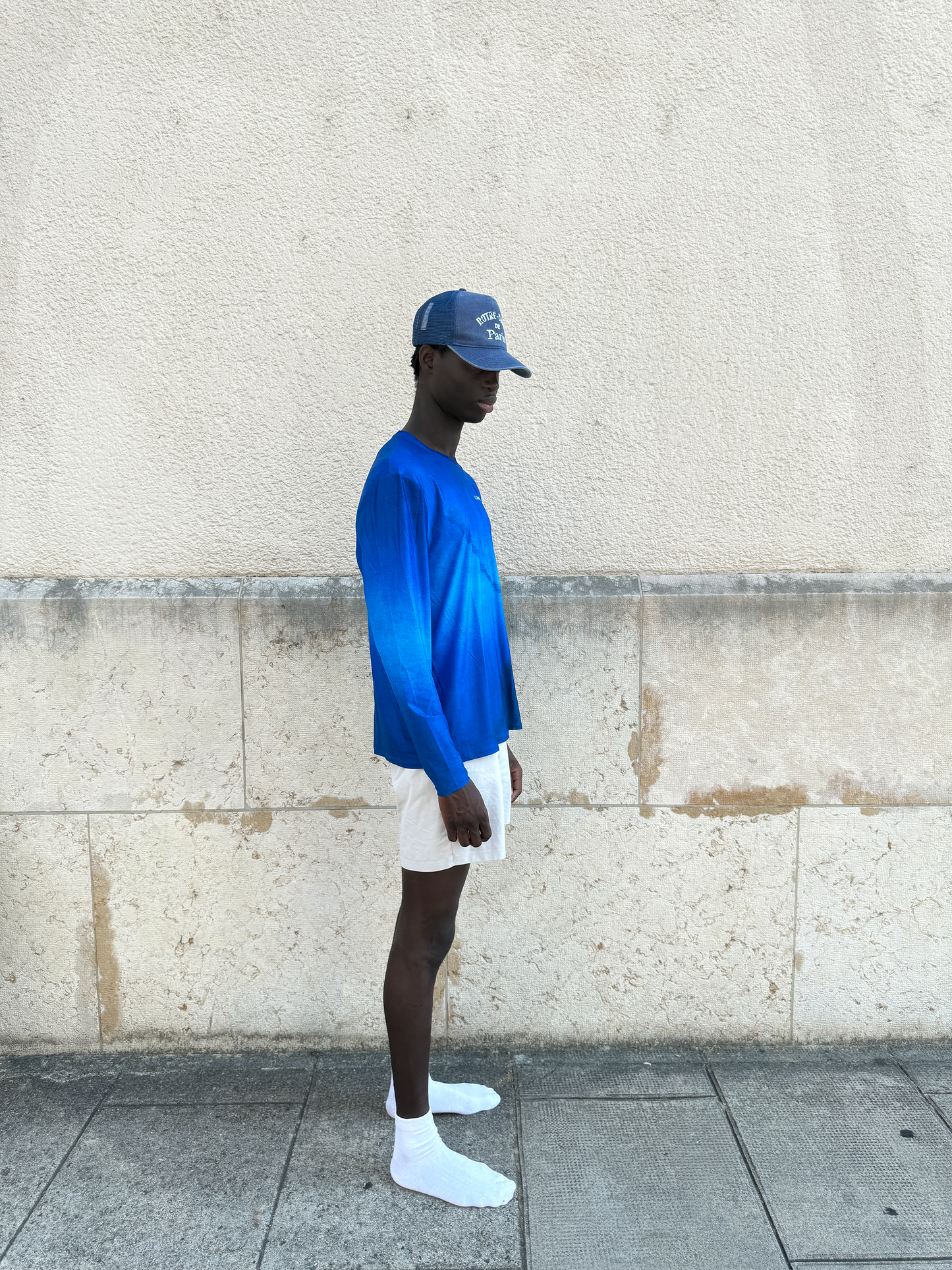 Washed Indigo Mesh Cap
