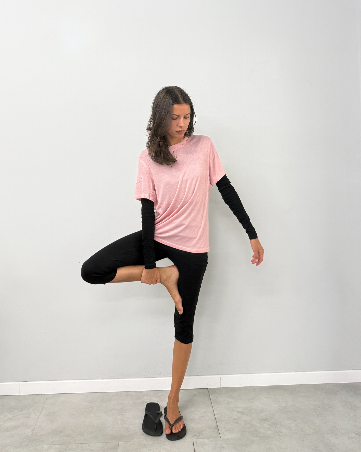 Lyocell Soft Pink T-shirt