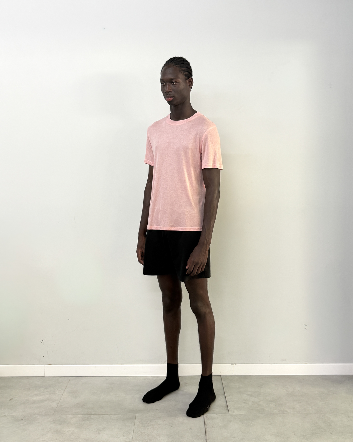 Lyocell Soft Pink T-shirt