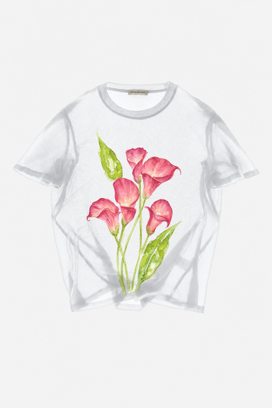 Lyocell Calla lily T-shirt