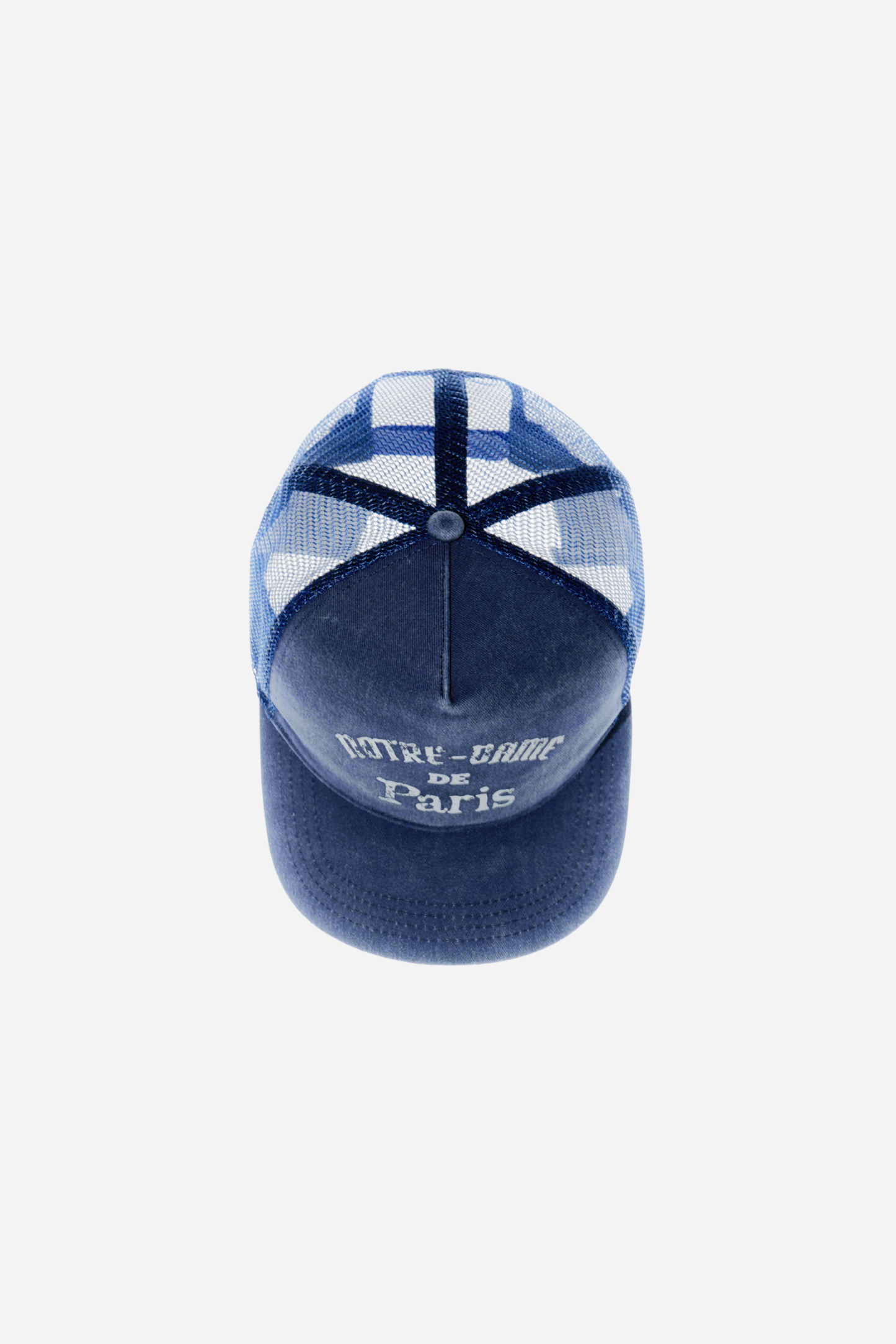 Washed Indigo Mesh Cap