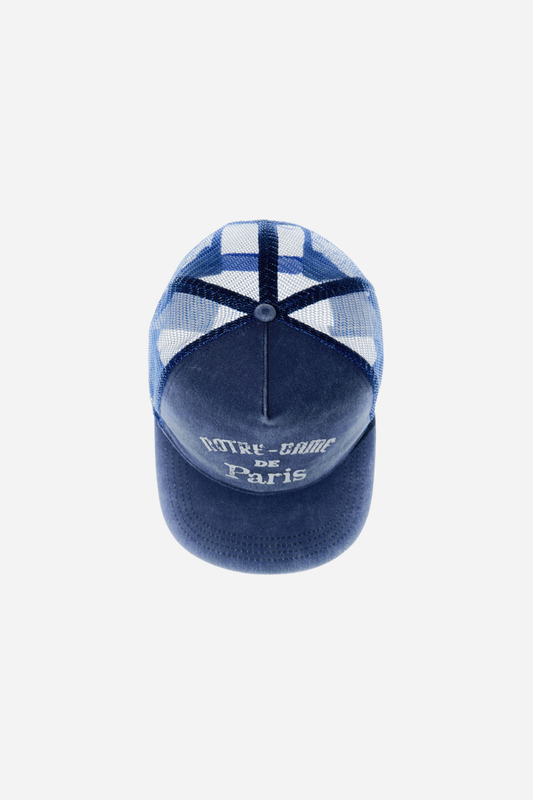 Washed Indigo Mesh Cap