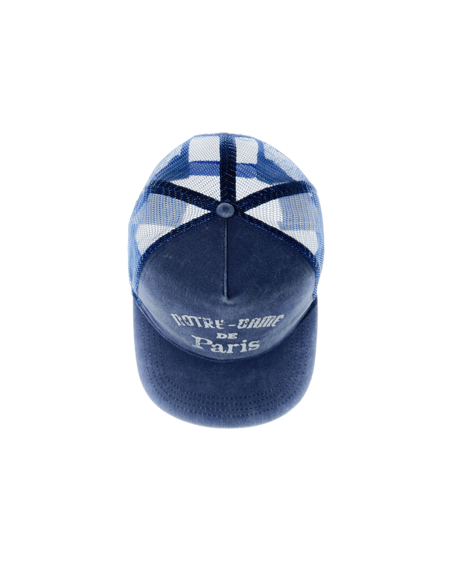 Washed Indigo Mesh Cap